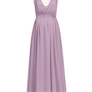 Azazie Bethany Maternity Bridesmaid dress in Dusty Sage.